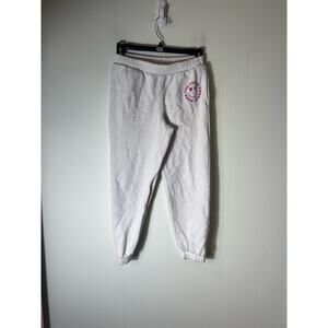 Girls Art Class Large white sweat pants with pink emblem